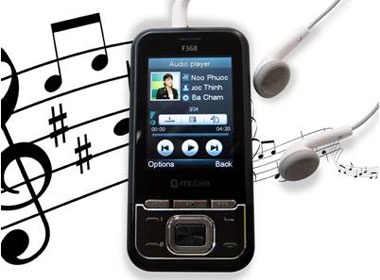 Q-mobile F368 - phong cach nghe nhac thoi thuong hinh anh