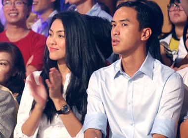 Tang Thanh Ha xem khieu vu cung ban trai hinh anh