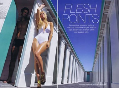 Bar Refaeli khoe chan dai goi cam hinh anh