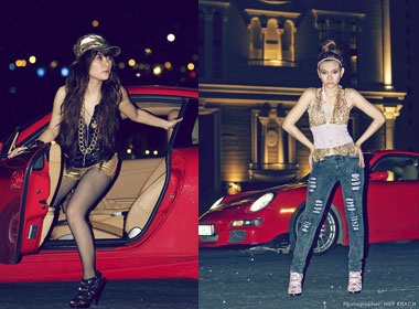 Thu Thuy ca tinh ben xe Porsche hinh anh