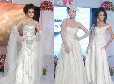 Vedette san dien rang ro cung thoi trang cuoi hinh anh