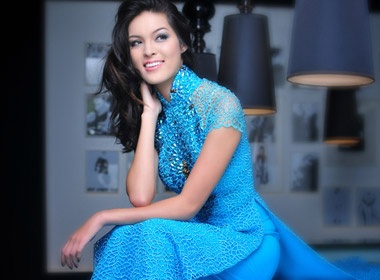 Isabell Du duyen dang ao dai hinh anh