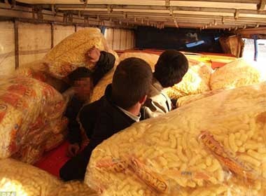 2 nguoi Viet bi bat vi tron trong xe tai nhap cu vao Anh hinh anh