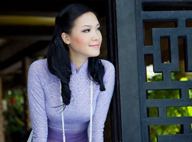 Hoa hau Thuy Dung dep diu dang hinh anh