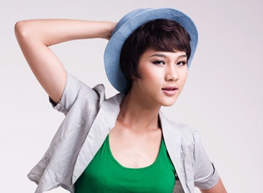 Kim Dung toc ngan khoe khoan hinh anh