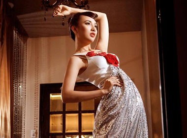 Ngoc Diem 'sam vai' hoang hau Phap hinh anh