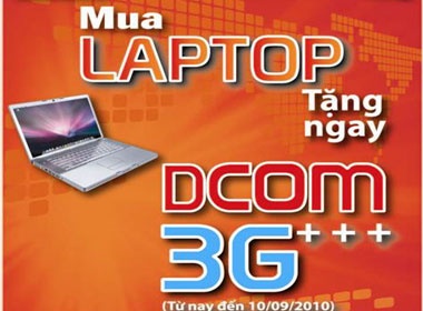 Viettel tang D-com 3G cho cac khach hang mua laptop hinh anh