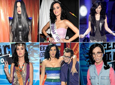 Katy Perry thay 6 bo quan ao trong mot dem hinh anh