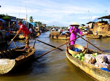 Ve dep dong bang song Cuu Long qua ong kinh nguoi My hinh anh