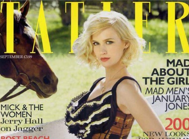 January Jones - Hong thom khoe sac hinh anh