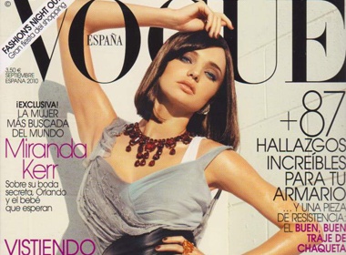 Miranda Kerr khoe bau bi tren tap chi? hinh anh