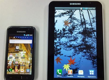 May tinh bang Samsung Galaxy Tab 7 inch ro ri qua video hinh anh
