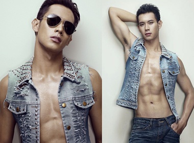 Ho Vinh Khoa khoe hinh the ran roi hinh anh