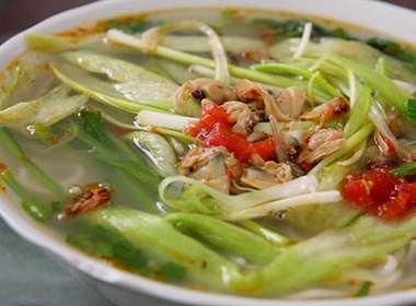 Thay doi khau vi voi bun ngao hinh anh