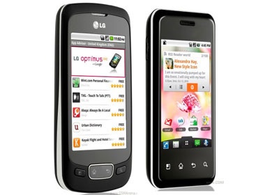 LG ra 2 smartphone Optimus One va Optimus Chic hinh anh