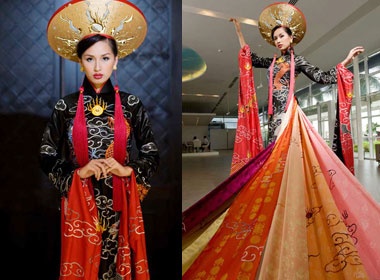 Mai Phuong Thuy dien ao dai dinh 2.000 vien kim cuong hinh anh