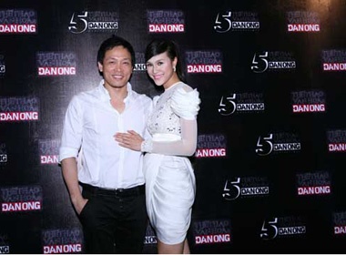 Phuong Mai - Quang Hai thanh lich trang phuc 'tinh nhan' hinh anh