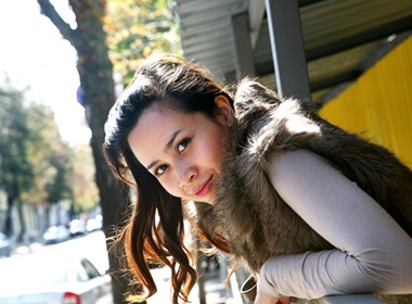 Luu Huong Giang duoi ong kinh ca si Minh Quan hinh anh