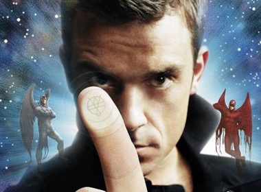 Robbie Williams mo mot dua con dong tinh hinh anh