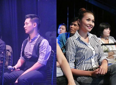 Duc Tuan 'ru' Thanh Hang di xem Vietnam Idol hinh anh