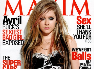 Avril Lavigne thich dan ong co dien hinh anh
