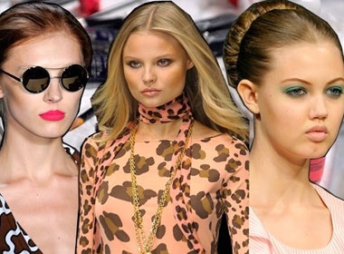 10 phong cach trang diem hot nhat tren san catwalk hinh anh