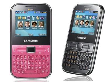 Samsung gioi thieu de QWERTY hai SIM dau tien hinh anh