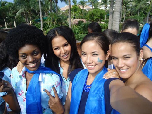 Kieu Khanh soi noi trong phan thi Hoa hau the thao hinh anh