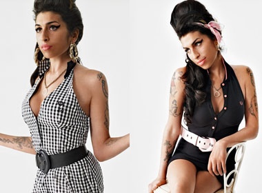 Amy Winehouse khoe than hinh phu kin hinh xam hinh anh