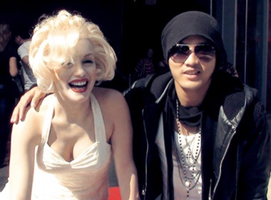 Ung Hoang Phuc 'do' dang cung Marilyn Monroe hinh anh