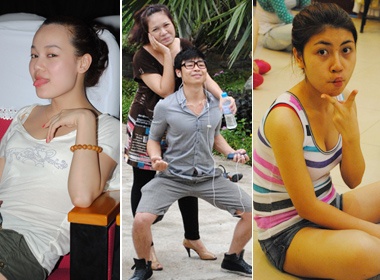 Nhung khoanh khac ngo nghinh o Sao Mai Diem Hen hinh anh