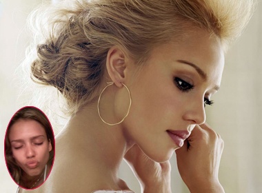 Jessica Alba lo anh 'nong' hinh anh