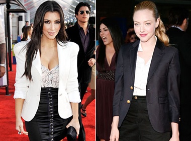 Ao khoac blazer hot tro lai hinh anh