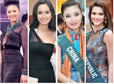 Mai Phuong Thuy, Ngoc Han 'do' sac cung nguoi dep Trai Dat hinh anh