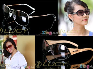 Sanh dieu voi mat kinh Lucy hinh anh