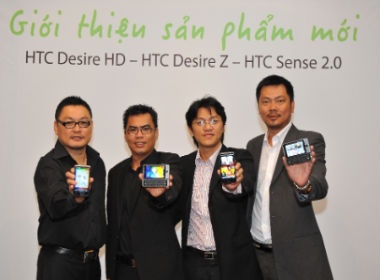 HTC trinh lang Desire HD va Desire Z tai Viet Nam hinh anh