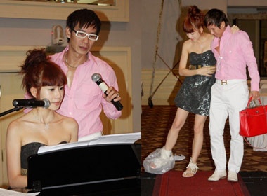 Ly Hai - Minh Ha tap hat truoc le cuoi hinh anh