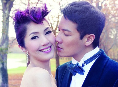Duong Thien Hoa va bo anh cuoi lang man o Phap hinh anh