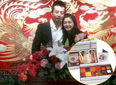 Tu Hy Vien gui banh cuoi cho tinh cu hinh anh