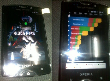 'De' ti hon ke tuc Xperia X10 mini pro lo dien hinh anh