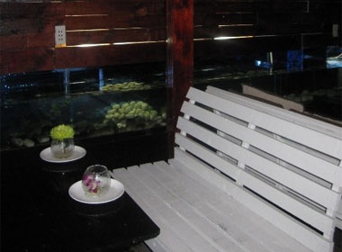 Thu gian o cafe Den va Trang hinh anh