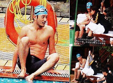 Huynh Hieu Minh di boi cung Angelababy hinh anh