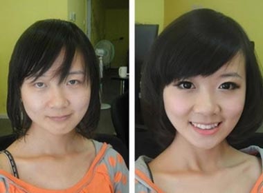 'Choang' voi cong nghe trang diem bien vit thanh thien nga hinh anh