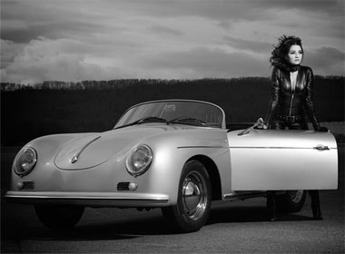 Porsche 356 Speedster khoe ve dep co dien ben chan dai hinh anh