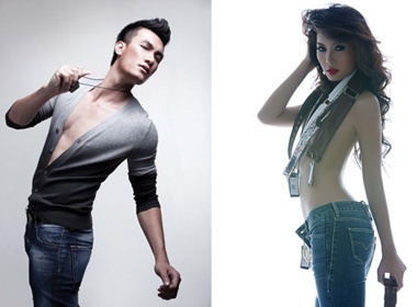 Quang Thinh - Lan Huong tham gia Lien hoan nguoi mau Chau A hinh anh