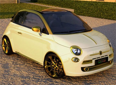 Fiat 500 C ma vang tuyet dep hinh anh