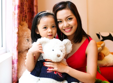 Ngam cong chua dang yeu cua 'Sao Mai' Ngoc Anh hinh anh