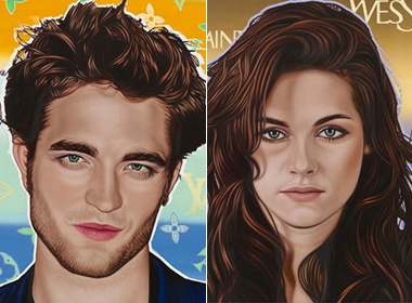 Tranh ve de thuong cua bo doi 'Chang vang' hinh anh