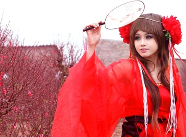 Cosplay Chibi bien vuon dao Tet thanh coi tien hinh anh