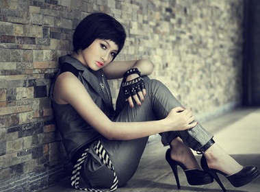 Truong Nhi an tuong cung toc ngan hinh anh